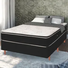 Conjunto 8 Pés De Cama Box Casal Com 5 Pés Palitos Fixos E 3 Foto mini  2