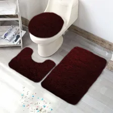 Conjunto Banheiro 3 Peças Bordo Jogo Banheiro Luxuoso Foto  mini 1