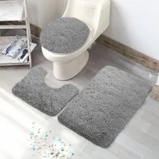 Conjunto Banheiro 3 Peças Cinza Jogo Banheiro Luxuoso Foto mini 1