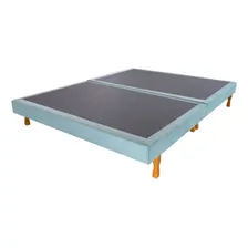 Conjunto Base Box Hellen Sommier 1,58x1,98x0,14 Cor Verde Foto  mini 1