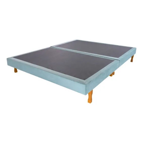 Conjunto Base Box Hellen Sommier 1,58x1,98x0,14 Cor Verde Foto 1