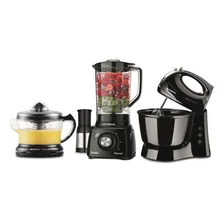 Conjunto Batedeira Liquidificador Espremedor Mondial 220v Cor Preto Foto  mini 1