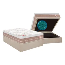Conjunto Box Baú Casal: Colchão Magnético Castor Niponpedic Foto mini 1