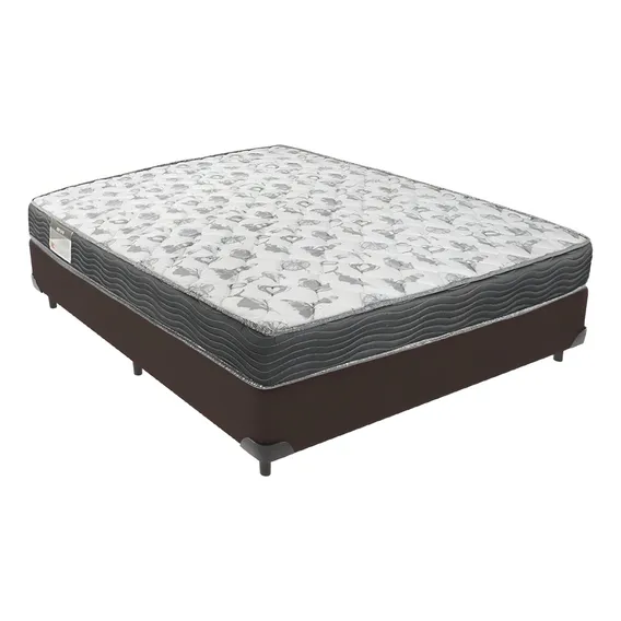 Conjunto Box Casal Marrom Ortobom Iso100 D33 Foto 1
