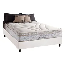 Conjunto Box-colchãoherval American+cama Casal 138 Foto  mini 1