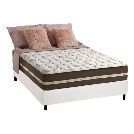 Conjunto Box-colchãoanjos Classic+cama Casal 138 Foto 1