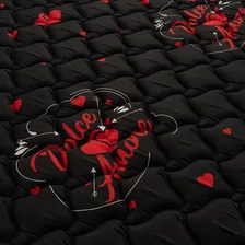 Conjunto Box E Colchão Queen Size Montana - Preto/vermelho Foto mini 4