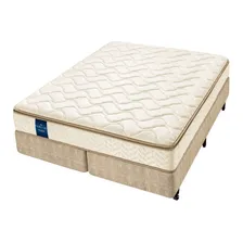 Conjunto Box King Molas Americanflex Gold Gel 193x203x64cm Cor Bege Foto mini 1