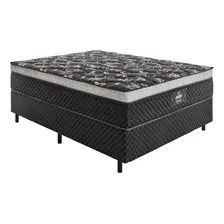 Conjunto Box Mola Casal 138cm Opala Negro Gazin Foto mini 1