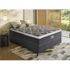 Conjunto Box Mola Casal 138cm Opala Negro Gazin Foto mini 4