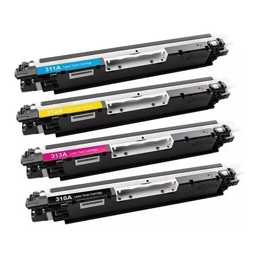 Conjunto C/ 4 Toner Cp-1020 Cp-1025 M-176n M176 M-177fw M177 Foto 1