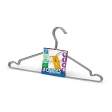 Conjunto Cabides Tintureiro Cromado Com 3 Un Arthi Foto mini 2