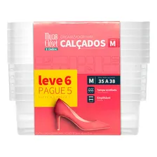 Conjunto Caixa De Sapato Leve 6 E Pague 5 Ordene Cor Cristal Liso Foto  mini 1