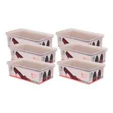Conjunto Caixa De Sapato Leve 6 E Pague 5 Ordene Cor Cristal Liso Foto mini  2