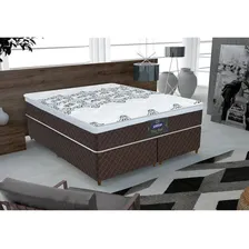 Conjunto Cama Box King Molas New York Gazin 193x203 Cor Marrom Foto mini 2