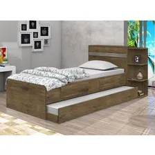Conjunto Cama De Solteiro Com Cama Auxiliar Espresso D Foto mini  2
