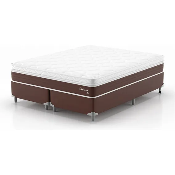 Conjunto Cama King Riviera 1,93x2,03x0,65 Foto 1