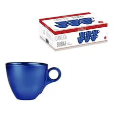 Conjunto Canecas Dubai Em Vidro 6 Unidades 170ml Cor Azul Foto mini  2