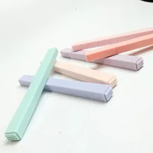 Conjunto Caneta Marca Texto Quarado 6 Cores Tons Pastéis Foto mini 4