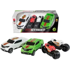 Conjunto Carrinhos Bs Street 04 Brinquedos - Bs Toys Foto mini 1