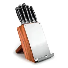 Conjunto Chef 5 Facas com Cepo James.F Foto mini 2