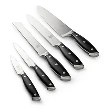 Conjunto Chef 5 Facas com Cepo James.F Foto mini 3