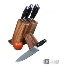 Conjunto Chef 5 Facas com Cepo James.F Foto mini 1