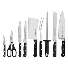 Conjunto Chef Inox Para Cortar 10 Peças Century Tramontina Cor Preto Foto  mini 1