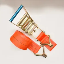 Conjunto Cinta Catraca M贸vel 100mm 10ton X 9m Gancho J Cor Laranja Foto mini 4