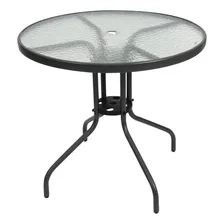 Conjunto Cinza Mesa Tampo De Vidro Cadeiras Ombrelone Kala Foto mini 3