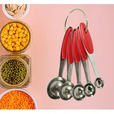 Conjunto Colheres Medidoras Inox 5 Peças Para Receitas Foto mini 4