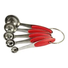 Conjunto Colheres Medidoras Inox 5 Peças Para Receitas Foto mini 3
