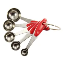 Conjunto Colheres Medidoras Inox 5 Peças Para Receitas Foto mini 1