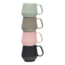 Conjunto Com 04 Canecas Chubby 330ml - Chia Oxford Foto mini 1