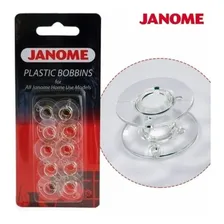 Conjunto Com 10 Bobinas Plásticas Janome Foto mini  2