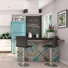 Conjunto Com 2 Banquetas Giratórias Fitz Preto Foto mini  2
