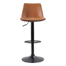 Conjunto Com 2 Banquetas Girat贸rias Harbor Marrom Foto mini 2
