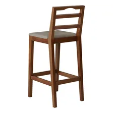 Conjunto Com 2 Banquetas Madeira Maciça Denver Wt Foto mini 3