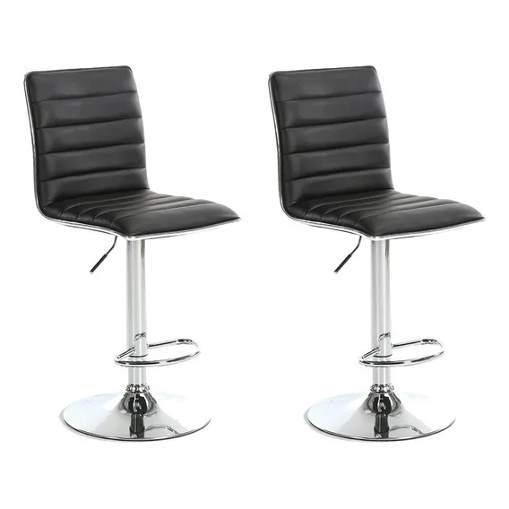 Conjunto Com 2 Banquetas Marilyn Preto Foto 1
