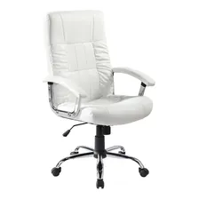 Conjunto Com 2 Cadeiras De Escrit贸rio Presidente Girat贸ri.. Cor Branco Foto mini 2