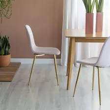 Conjunto Com 2 Cadeiras Sindy Rosa Pernas Cromadas Foto mini 2