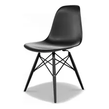 Conjunto Com 4 Cadeiras Eames Dsw Preto Foto mini  2