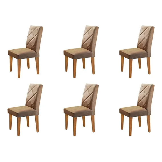 Conjunto Com 6 Cadeiras Olímpia Rufato Foto 1