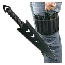 Conjunto Com 6 Facas De Arremesso Kunai Punhal Táticas Yf002 Foto mini 1