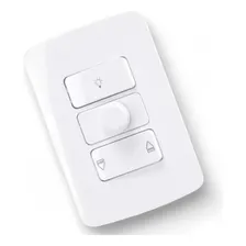Conjunto Controle Para Ventilador Teto Bivolt Branco Foto mini 2