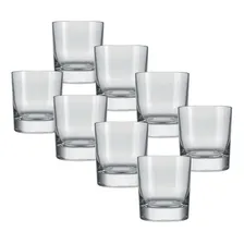 Conjunto Copos 8 Peças Vidro Baixo 310ml Whisky Drink Nadir Cor Transparente Foto mini 1