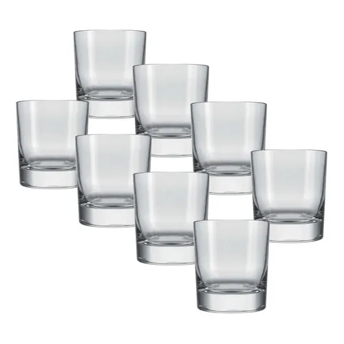 Conjunto Copos 8 Peças Vidro Baixo 310ml Whisky Drink Nadir Cor Transparente Foto 1