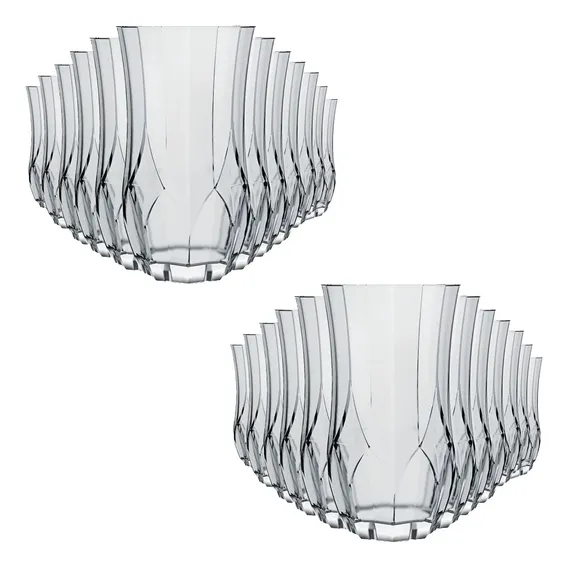 Conjunto Copos Opera 360ml Long Drink 24 Peças Vidro Nadir Cor Transparente Foto 1