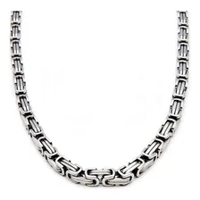 Conjunto Corrente E Pulseira Ponto Peruano Aço Inox 316l Foto mini  2