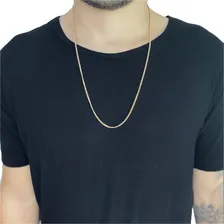 Conjunto Corrente Pulseira Banhada Cordão Banhado Ouro 18k Cor 19cm Foto mini 3